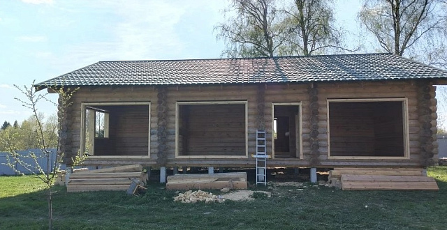 Установка окна с обсадой